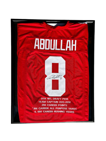 Ameer Abdullah #8 Nebraska Cornhusker Football Autographed Custom Husker Jersey Ameer Abdullah #8 Nebraska Cornhusker Football Autographed Custom Husker Jersey