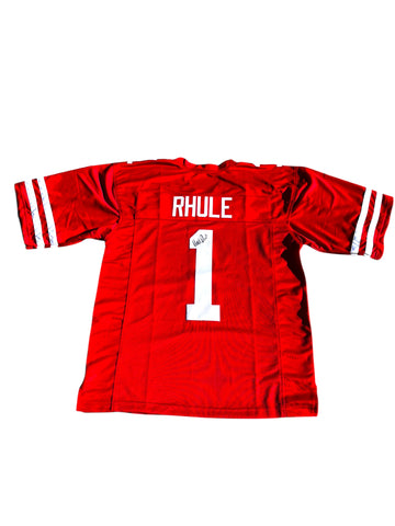 Matt Rhule #1 Nebraska Cornhuskers football Signed Custom Jersey Matt Rhule #1 Nebraska Cornhuskers football Signed Custom Jersey