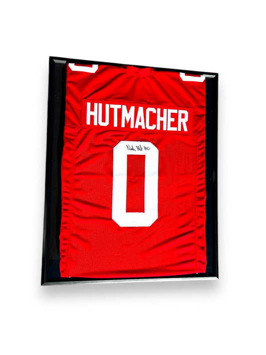 Nash Hutmacher #0 Nebraska Cornhusker Signed Custom Husker Football Jersey