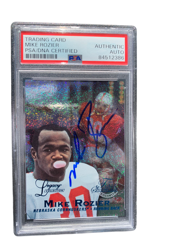 Mike Rozier Nebraska Cornhusker Football Bubble Gum Rare Insert Card Mike Rozier Nebraska Cornhusker Football Bubble Gum Rare Insert Card