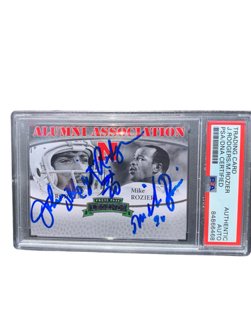 Mike Rozier & Johnny Rodgers Nebraska Cornhusker Football Press Pass Card Mike Rozier & Johnny Rodgers Nebraska Cornhusker Football Press Pass Card