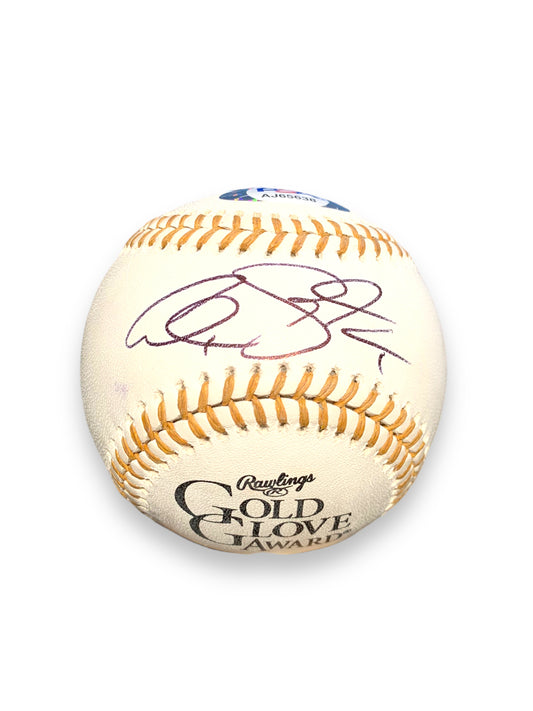 Alex Gordon Nebraska Golden Glove Baseball Signed & Certified