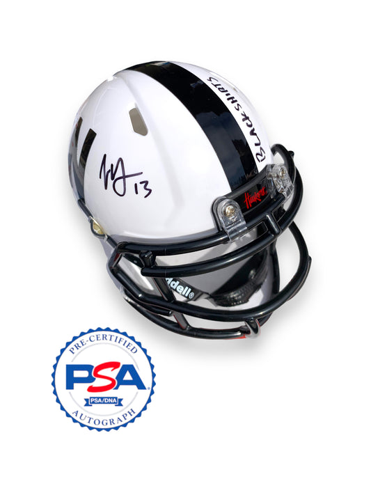 Jojo Domann #13 Nebraska Cornhusker Mini Helmet PSA Certified