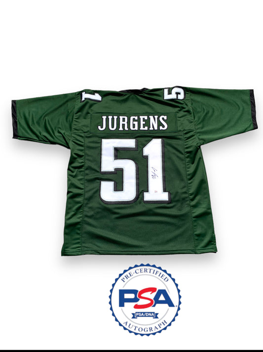 Cam Jurgens #51 Certified Eagles Jersey Nebraska Cornhusker