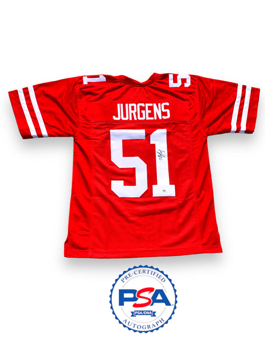 Cam Jurgens #51 Certified Husker Jersey PSA Certified