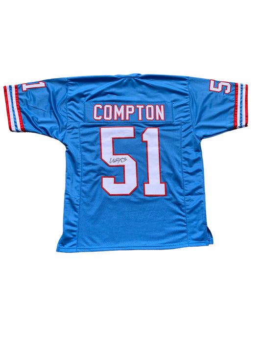 Will Compton #51 NEBRASKA CORNHUSKERS Custom Titians Football Jersey