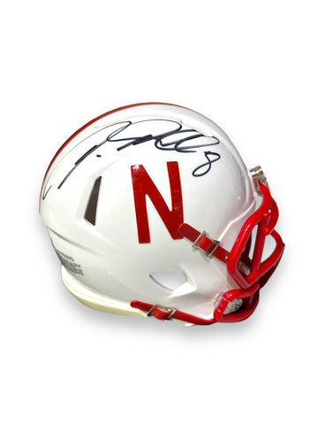 Ameer Abdullah #8 Signed Nebraska Cornhusker Mini Helmet Ameer Abdullah #8 Signed Nebraska Cornhusker Mini Helmet