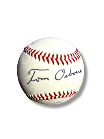 Tom Osborne Nebraska Cornhuskers Signed Baseball Certified Tom Osborne Nebraska Cornhuskers Signed Baseball Certified