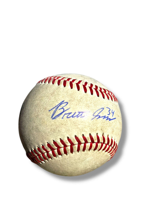 Brett Sears #34 Nebraska Cornhuskers Baseball Signed