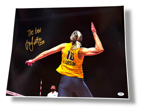 Jordan Larson Nebraska Cornhusker Volleyball Signed 16x20 Certified Jordan Larson Nebraska Cornhusker Volleyball Signed 16x20 Certified