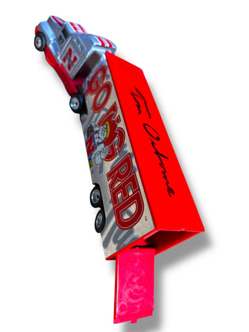 Tom Osborne Signed 1997 Nebraska Cornhusker Semi Truck Certified PSA Tom Osborne Signed 1997 Nebraska Cornhusker Semi Truck Certified PSA