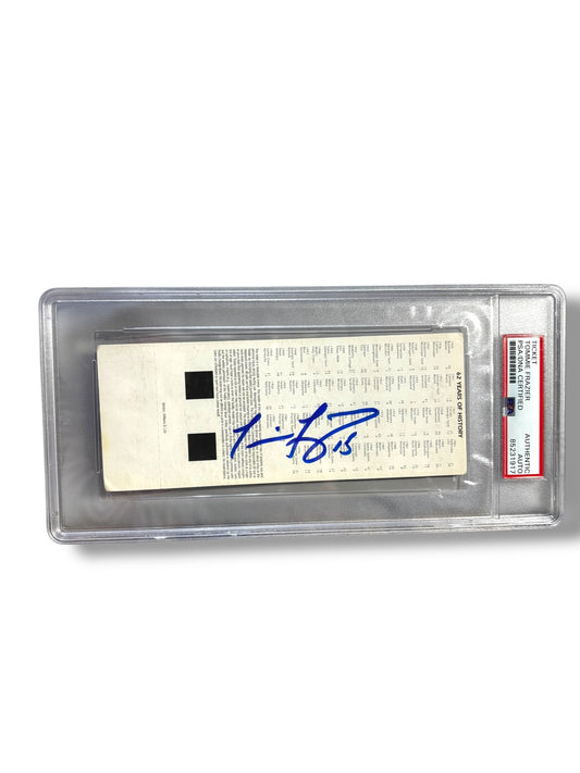 Tommie Frazier #15 Nebraska Cornhusker Orange Bowl Game Certified Ticket Stub