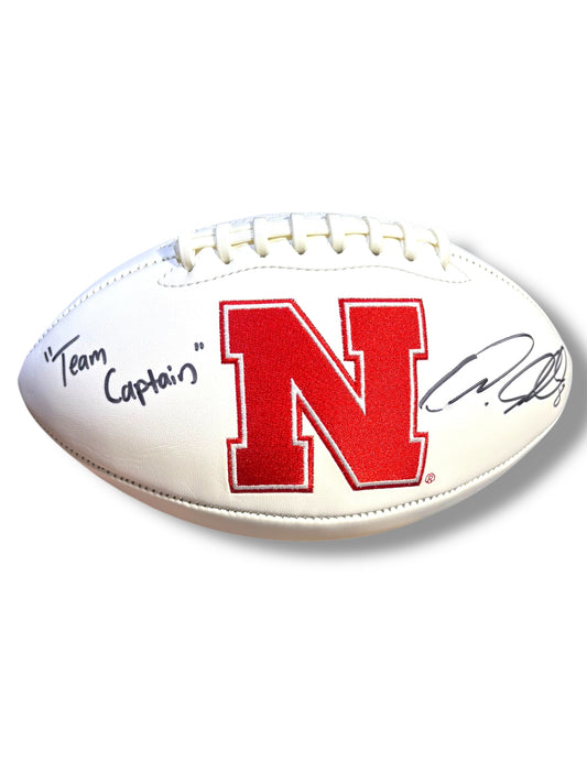 Ameer Abdullah #8 Signed Full Size Nebraska Cornhusker Football Team Captain