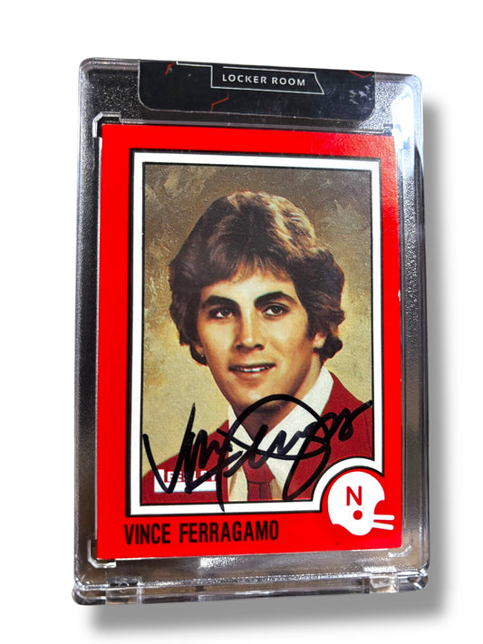 Vince Ferragamo #15 Nebraska Cornhusker Football Signed Leesley
