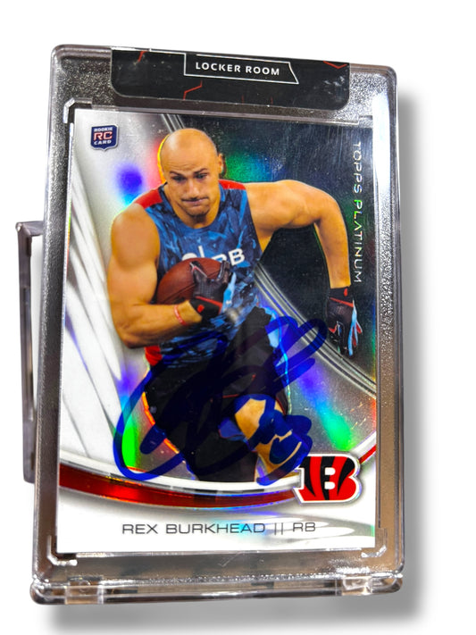Rex Burkhead #22 Nebraska Cornhusker Football Autographed 2013 Rookie Card Refactor
