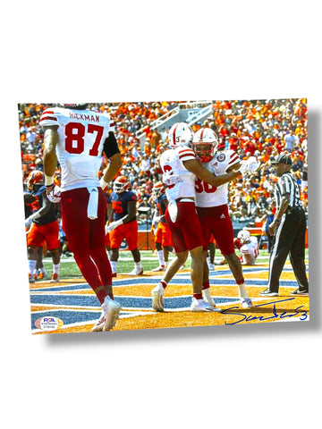 Samori Toure #3 Nebraska Cornhusker Football 8x10 Certified Samori Toure #3 Nebraska Cornhusker Football 8x10 Certified