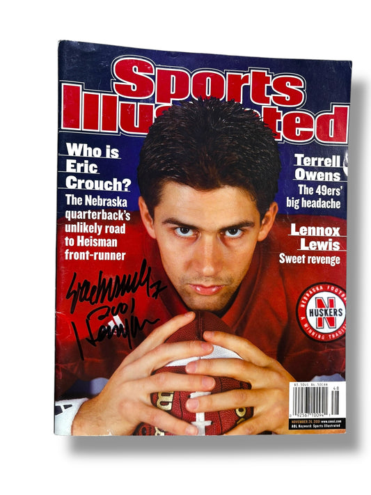 Eric Crouch #7 Certified Nebraska Cornhusker Signed Football Sports Illustrated