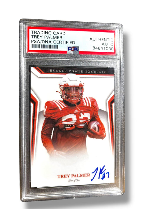 Trey Palmer #3 Nebraska Cornhusker Football Certified Husker Card
