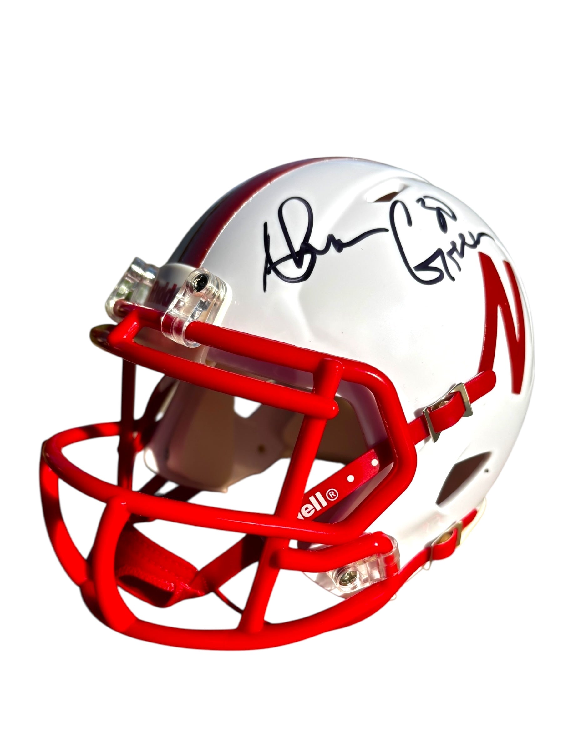 autograph mini football helmets Ahman Green #30 Nebraska Cornhusker Mini Football Helmet Signed