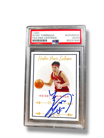 Keisei Tominaga #30 Nebraska Cornhusker Basketball Signed Card Keisei Tominaga #30 Nebraska Cornhusker Basketball Signed Card