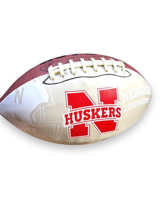 Dylan Raiola Nebraska Cornhusker Signed Full Size Football PSA Certified