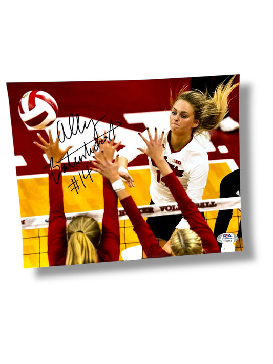 Ally Batenhorst #14 Nebraska Cornhusker Volleyball 8x10