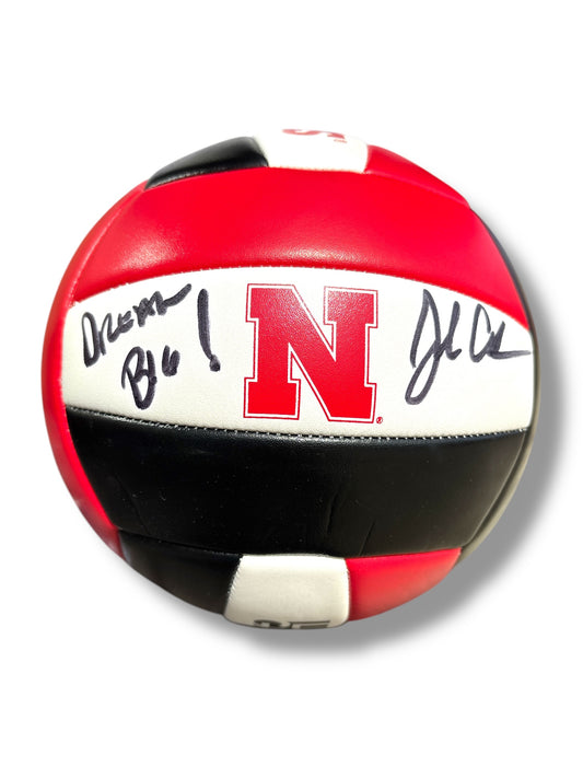 John Cook Nebraska Volleyball Signed Dream Big 4x National Champs