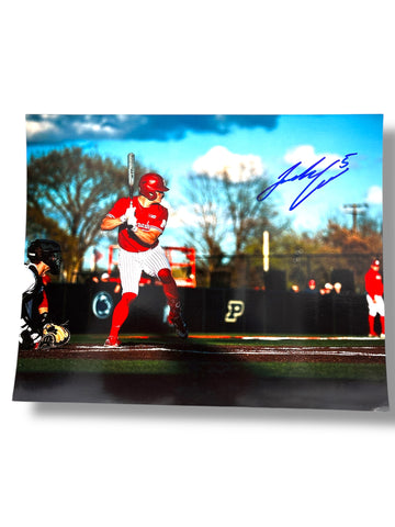 Josh Caron #5 Nebraska Cornhusker Baseball Signed 8x10 Josh Caron #5 Nebraska Cornhusker Baseball Signed 8x10