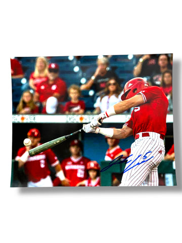 Josh Caron #5 Nebraska Cornhusker Baseball Signed 8x10 Josh Caron #5 Nebraska Cornhusker Baseball Signed 8x10