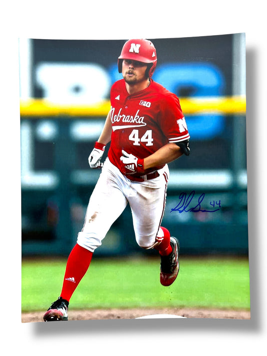 Gabe Swansen #44 Nebraska Cornhusker Baseball Signed 8x10