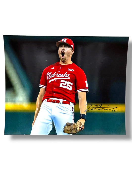 Drew Christo #25 Nebraska Cornhusker Baseball Signed 8x10