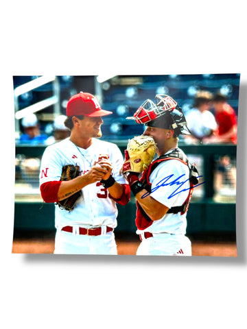 Josh Caron #5 Nebraska Cornhusker Baseball Signed 8x10 Josh Caron #5 Nebraska Cornhusker Baseball Signed 8x10
