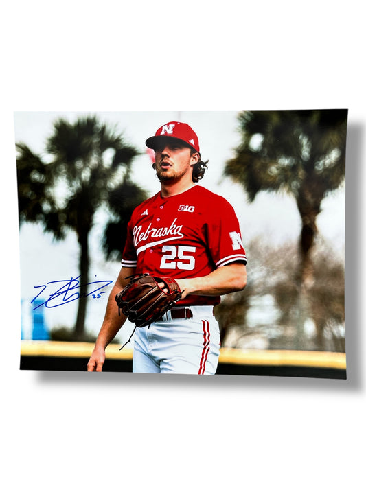 Drew Christo #25 Nebraska Cornhusker Baseball Signed 8x10
