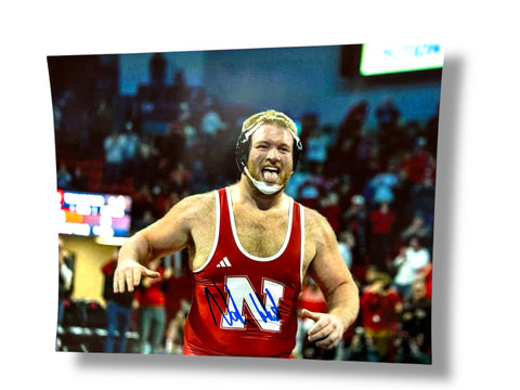 Nash Hutmacher Nebraska Cornhuskers Wrestling Signed 8x10 Nash Hutmacher Nebraska Cornhuskers Wrestling Signed 8x10