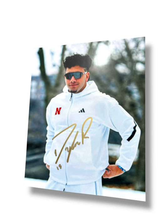 Dylan Raiola #15 Nebraska Cornhuskers Football Signed 8x10