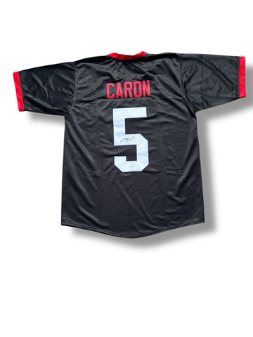 Josh Caron #5 Nebraska Cornhuskers Baseball Custom Jersey PSA Certified Josh Caron #5 Nebraska Cornhuskers Baseball Custom Jersey PSA Certified