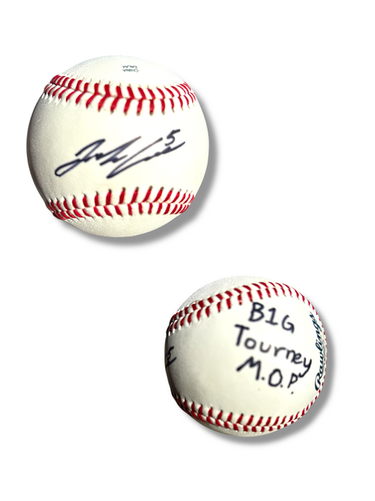 Josh Caron #5 Nebraska Cornhuskers Baseball Signed