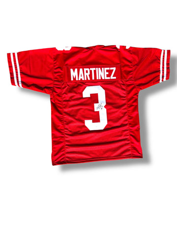 Taylor Martinez #3 Nebraska Cornhusker Football Signed Jersey JSA Certified Taylor Martinez #3 Nebraska Cornhusker Football Signed Jersey JSA Certified