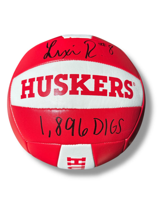 Lexi Rodriguez #8 Nebraska Volleyball Signed Husker Power Exclusive Volleyball
