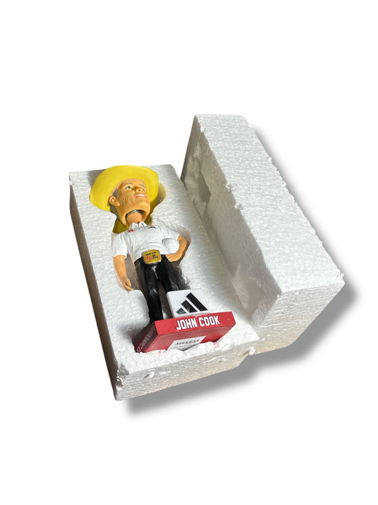John Cook Nebraska Cornhuskers Volleyball Signed BobbleHead Retirement