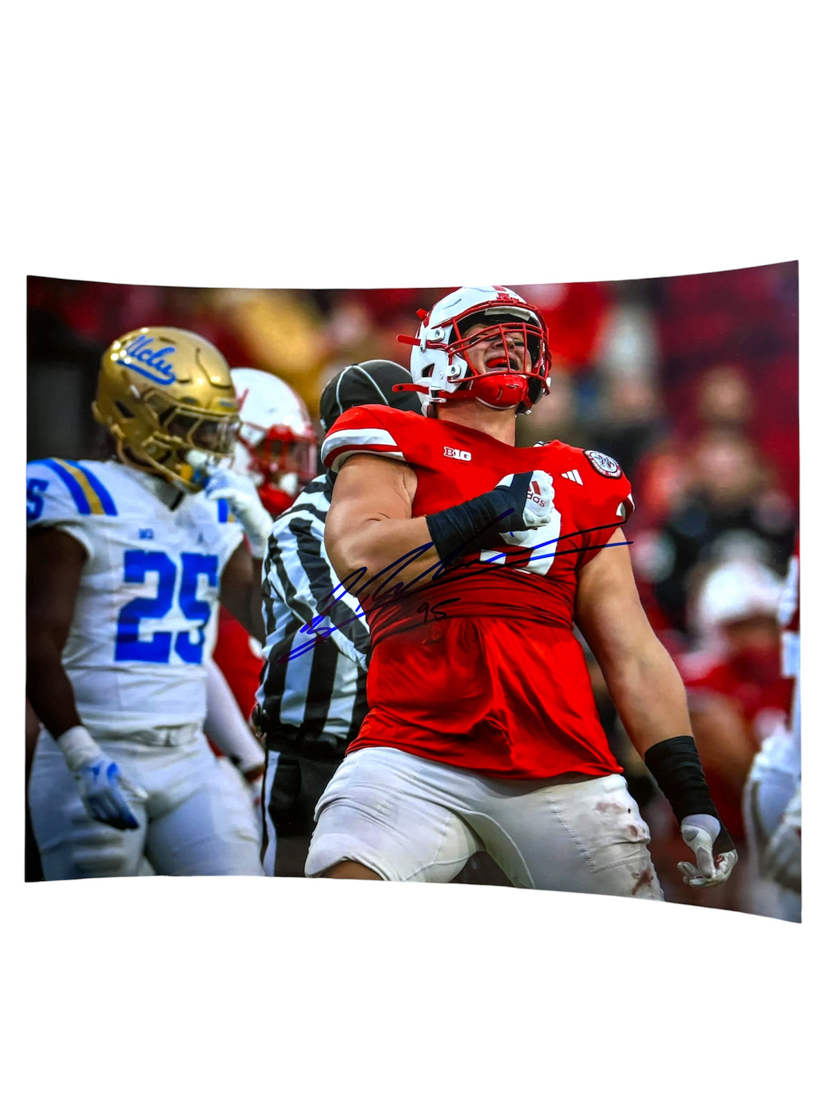 Ty Robinson #9 Nebraska Cornhuskers Football Signed Husker 8x10