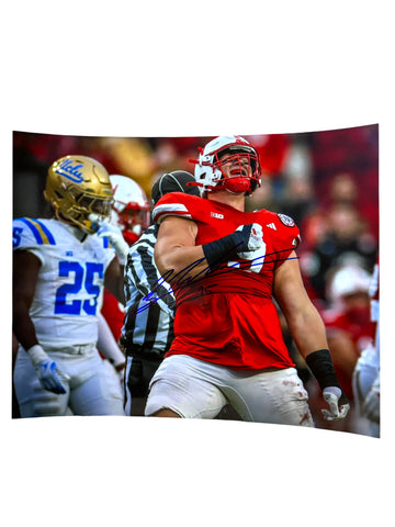 Ty Robinson #9 Nebraska Cornhuskers Football Signed Husker 8x10