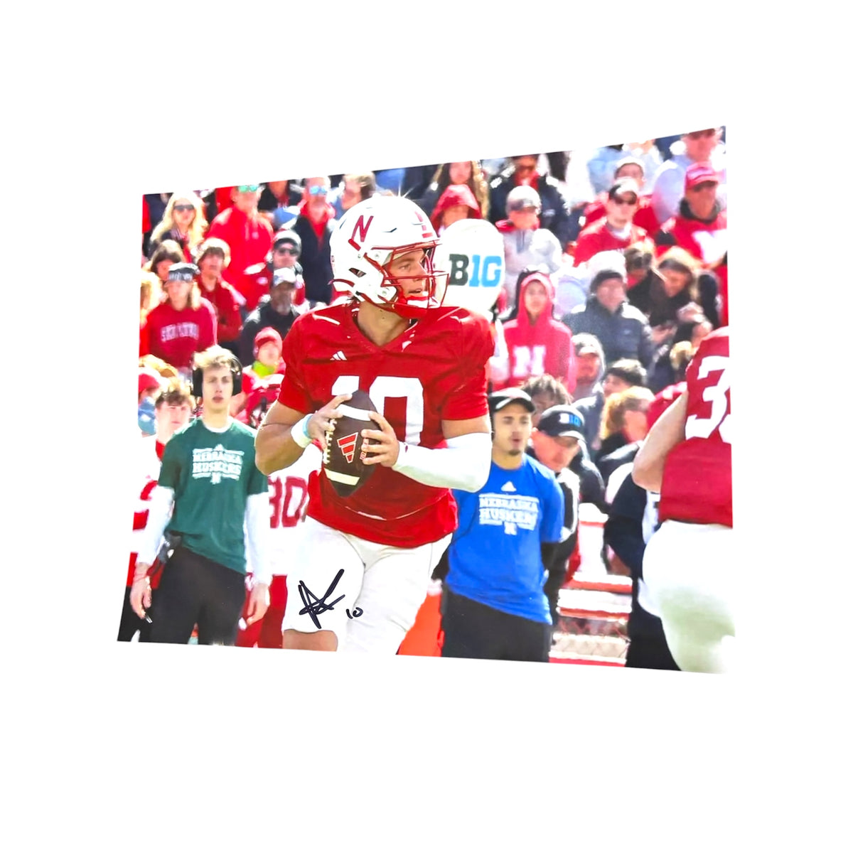 Anthony Colandrea #10 Nebraska Cornhuskers Signed Husker 8x10 ￼