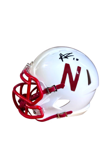 Anthony Colandrea #10 Nebraska Cornhuskers Signed Husker Mini Helmet