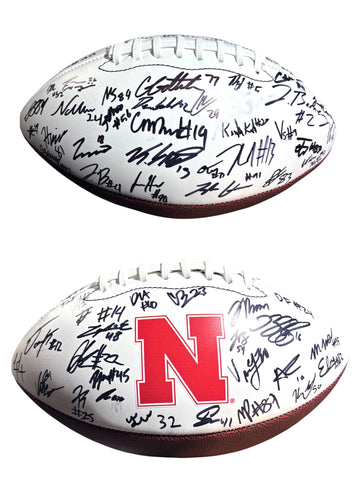 2026 Nebraska Cornhuskers Team Signed Full Size Football