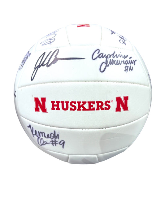 Nebraska Cornhusker Volleyball Team Signed Husker Volleyball JOHN COOK FINAL RODEO