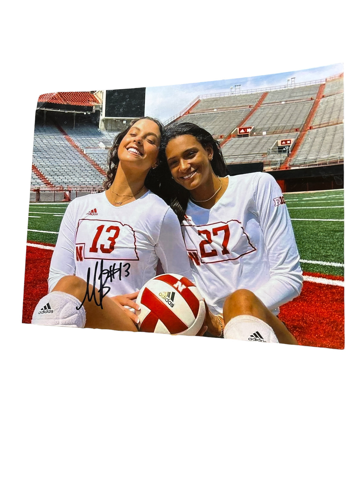 Merritt Beason #13 Nebraska Cornhusker Volleyball Signed Husker 8x10