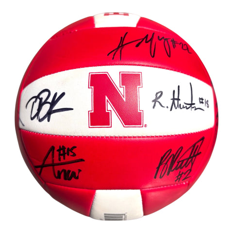 2026 Nebraska Volleyball Team Signed Volleyball | Dani Busboom Kelly, Harper Murray, Andi Jackson | Support Husker NIL