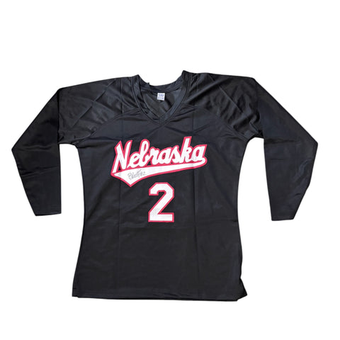 Bergan Reilly #2 Nebraska Volleyball Signed Custom Husker Jersey