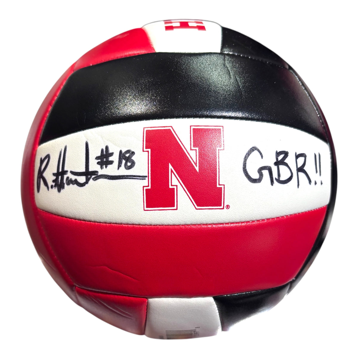 Ryan Hunter #18 Nebraska Cornhuskers Volleyball Signed GBR! Version